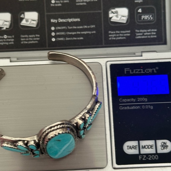 Sold ❤️ Turquoise southwestern sterling silver cuff - Picture 7 of 11